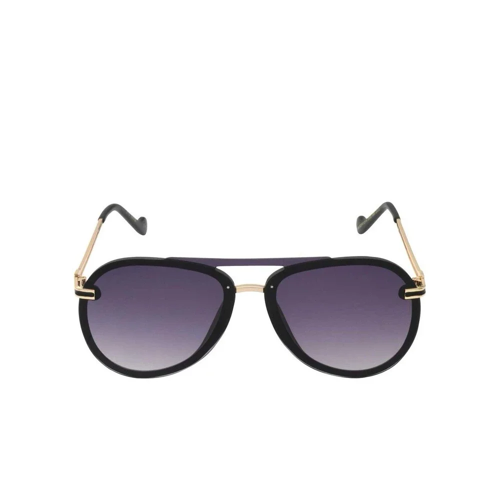 Jessica Simpson Aviator Black & Gold Sunglasses J6195 Glam Chic Rocker Outdoors